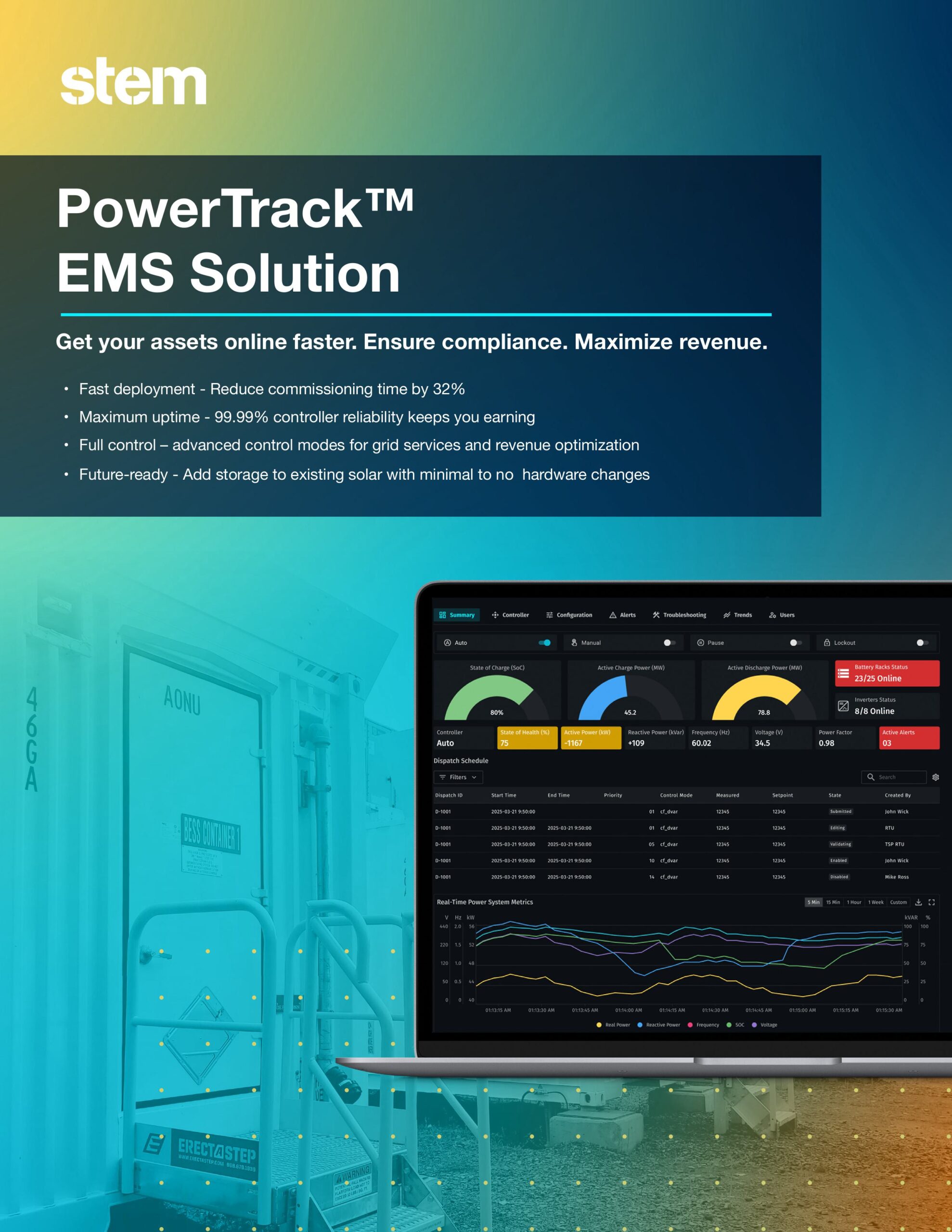 PowerTrack™ EMS – Stem | Global leader in AI-driven clean energy ...